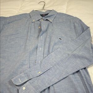 Vineyard Vines Light Blue Casual Button-Down Shirt